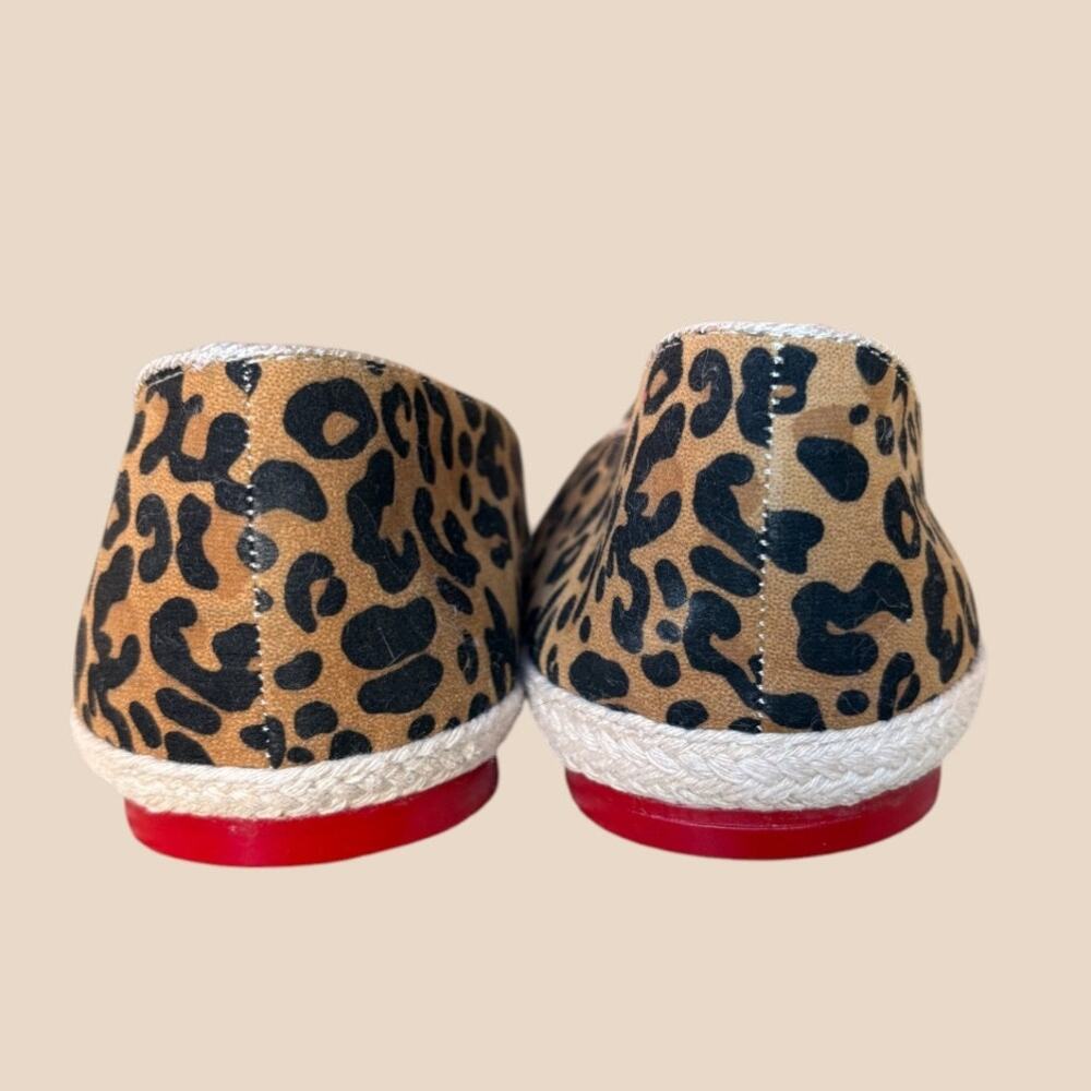Pepaloves Leopard Novelty Flats w Espadrille Styling size 41/US 10 - Picture 5 of 13